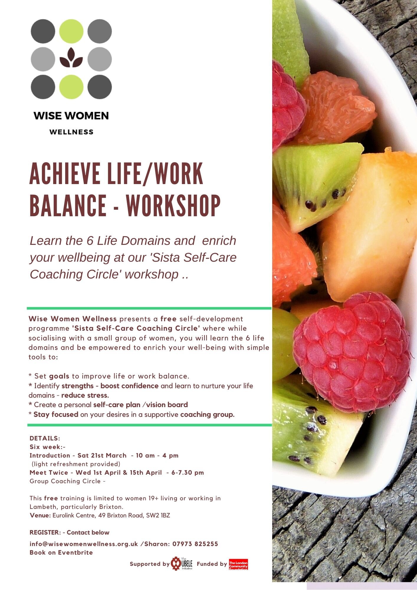 Flyer - Achieve Life Balance - 21s t March A4.jpg