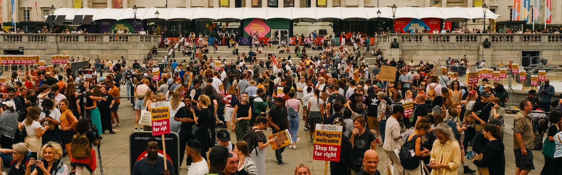 People advocating for justice in the community